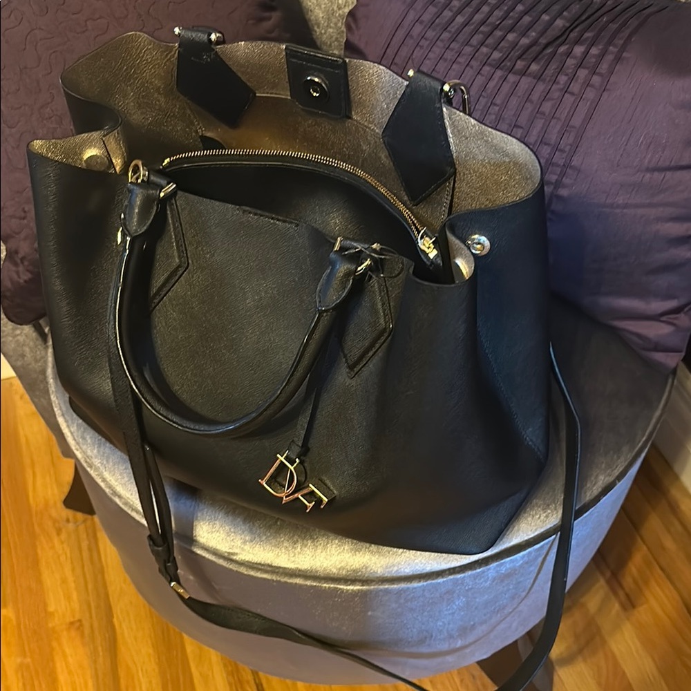 Elegant Black Tote Bag